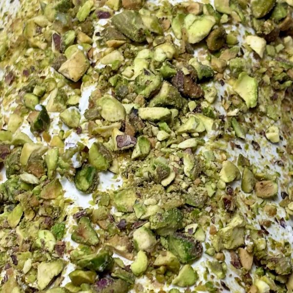 Part de bûche pistache